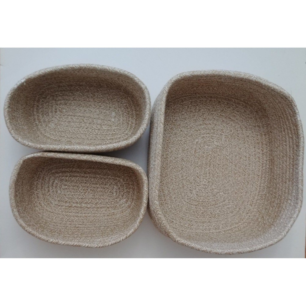 3-Pack Cotton Rope Baskets - Picture 2 of 5